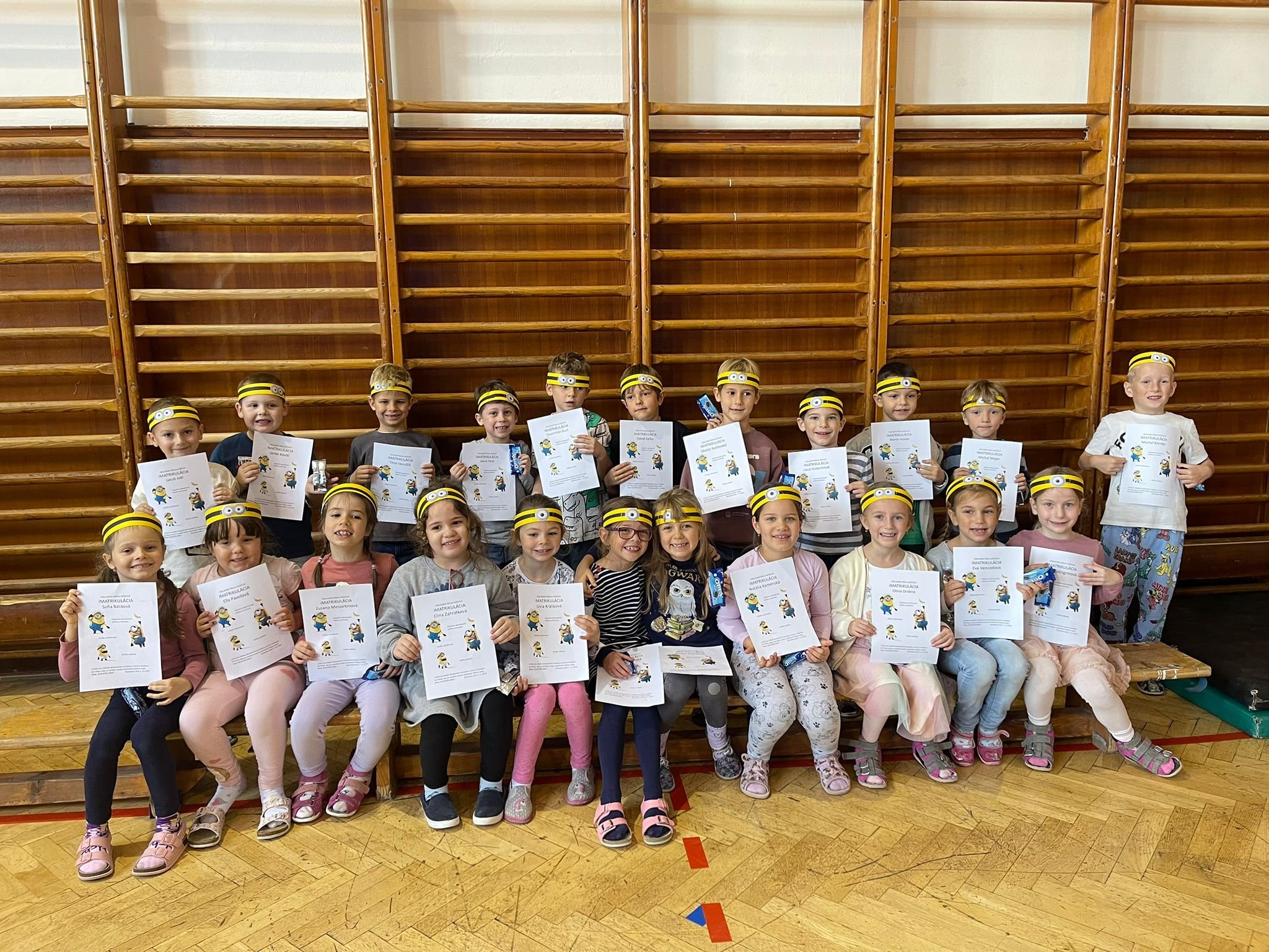 Imatrikulacie v I. PYP SJ