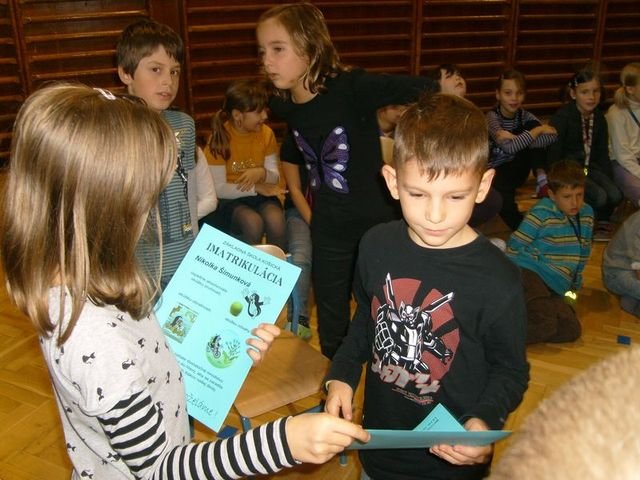 Imatrikulácie prváčikov ZŠ Košická