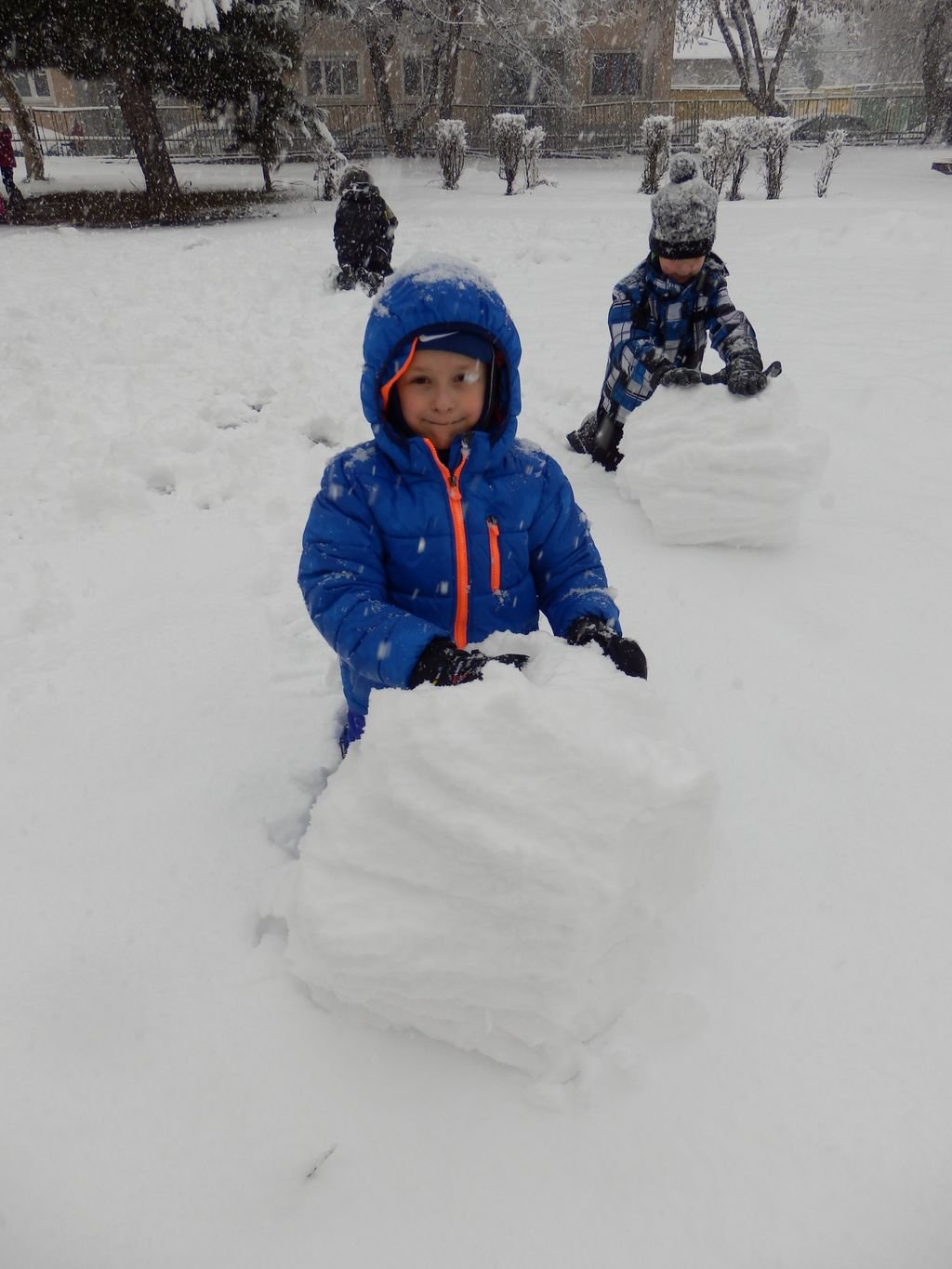 Telesná výchova na snehu