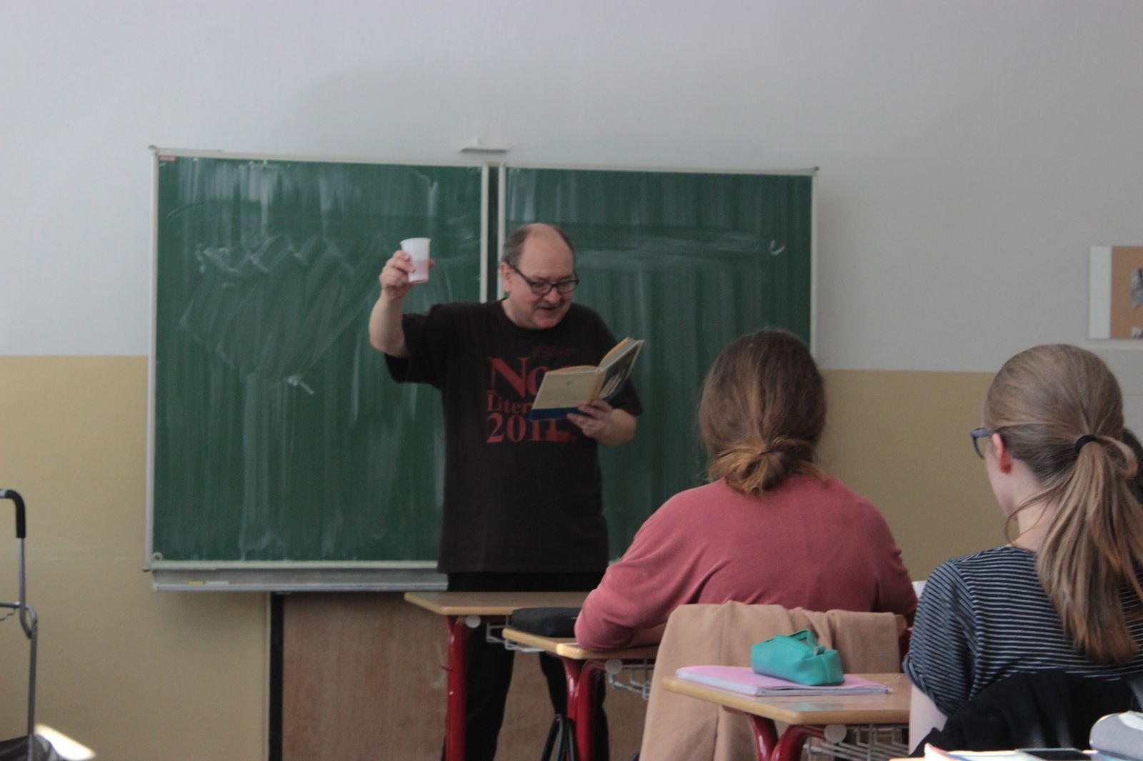 Návšteva spisovateľa Daniela Heviera