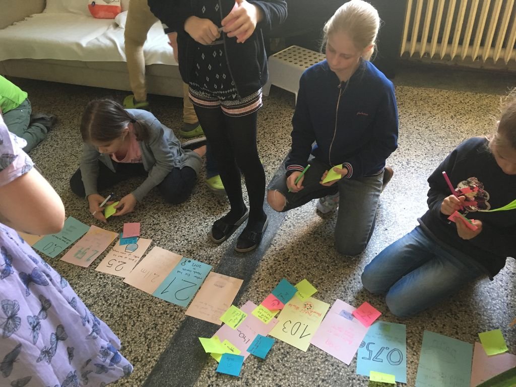 PYP 4 Math inquiry into decimals April 2018