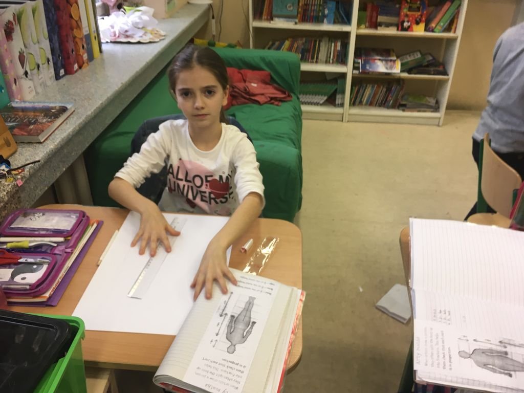 PYP 4 math inquiry fractions and body Jan 2018