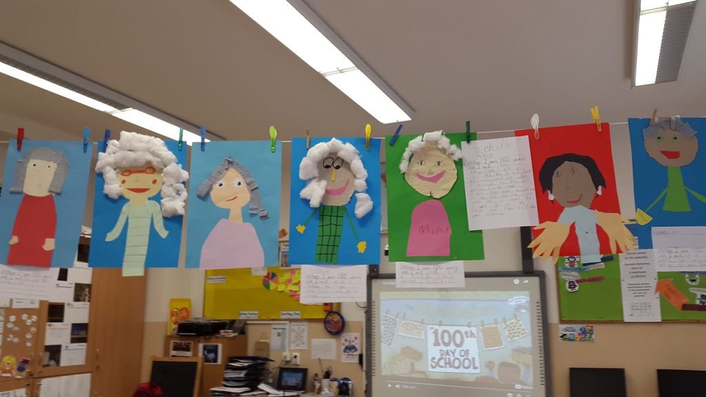 PYP 1 - 100th day at school  Febr 2018